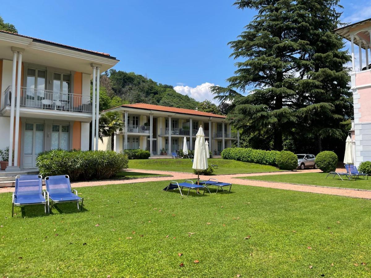 Ville Lago Lugano Porto Ceresio Bagian luar foto
