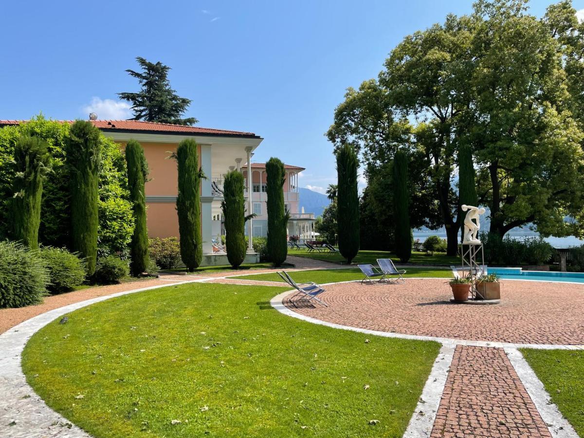 Ville Lago Lugano Porto Ceresio Bagian luar foto